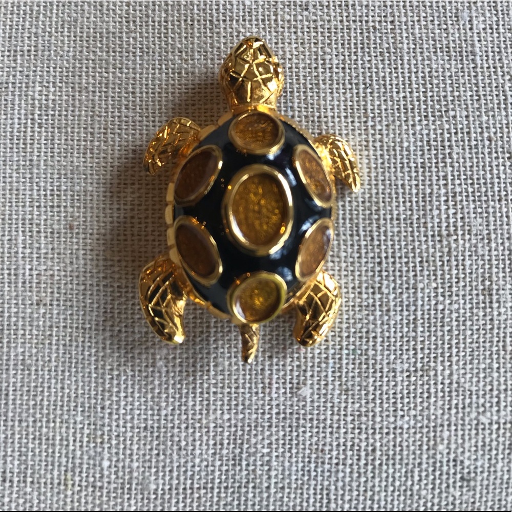 Turtle Brooch - image 1